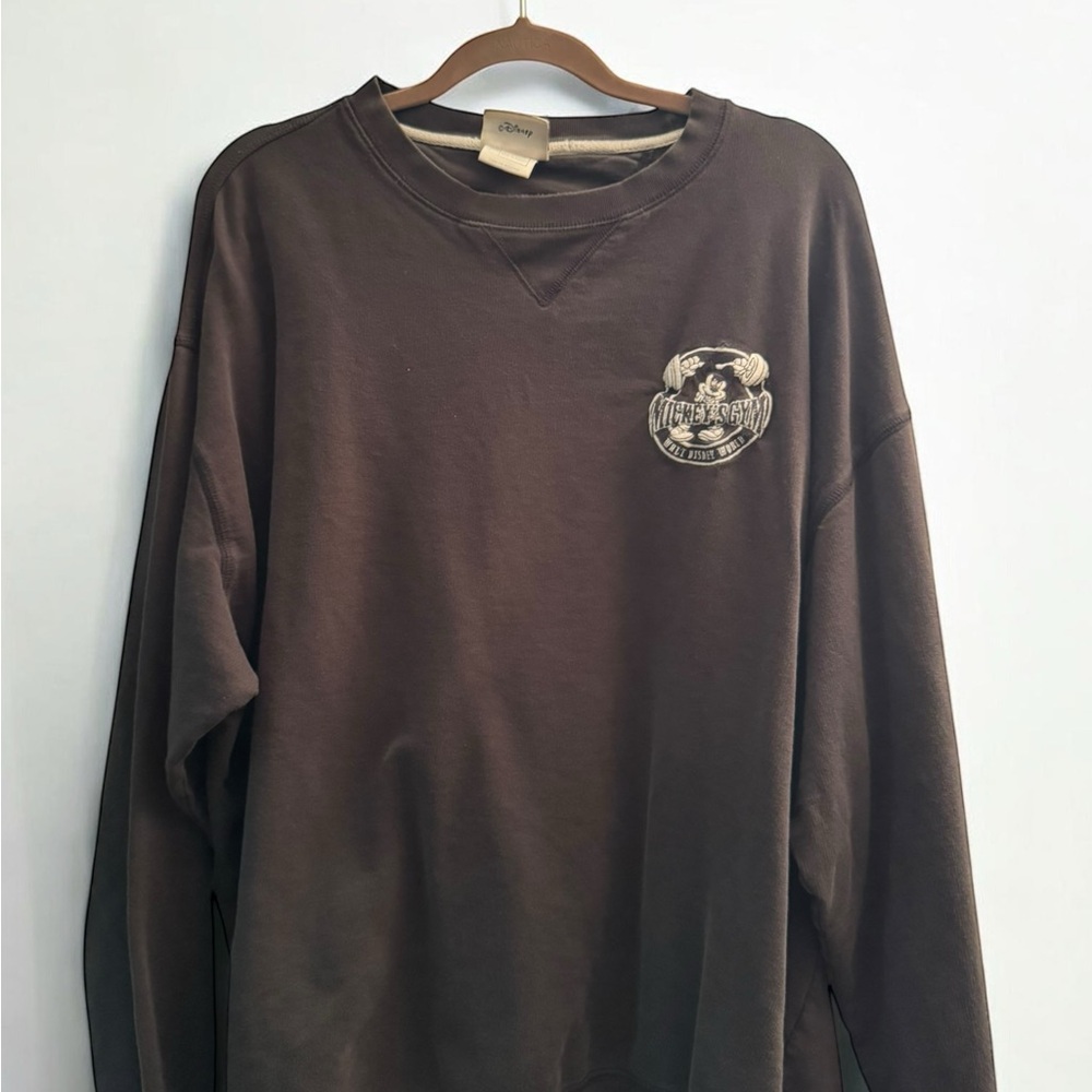 Men's Brown Crew Neck Sweatshirt
